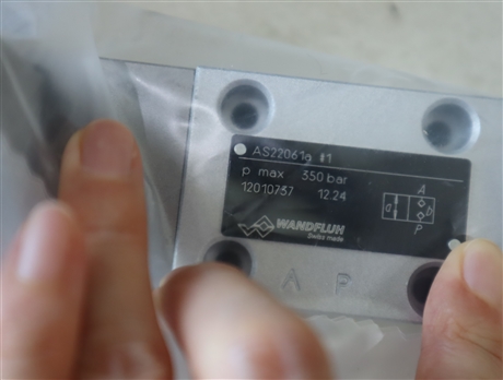 AS22061a-G24 #1 瑞士WANDFLUH万福乐液压阀 SWISS MADE