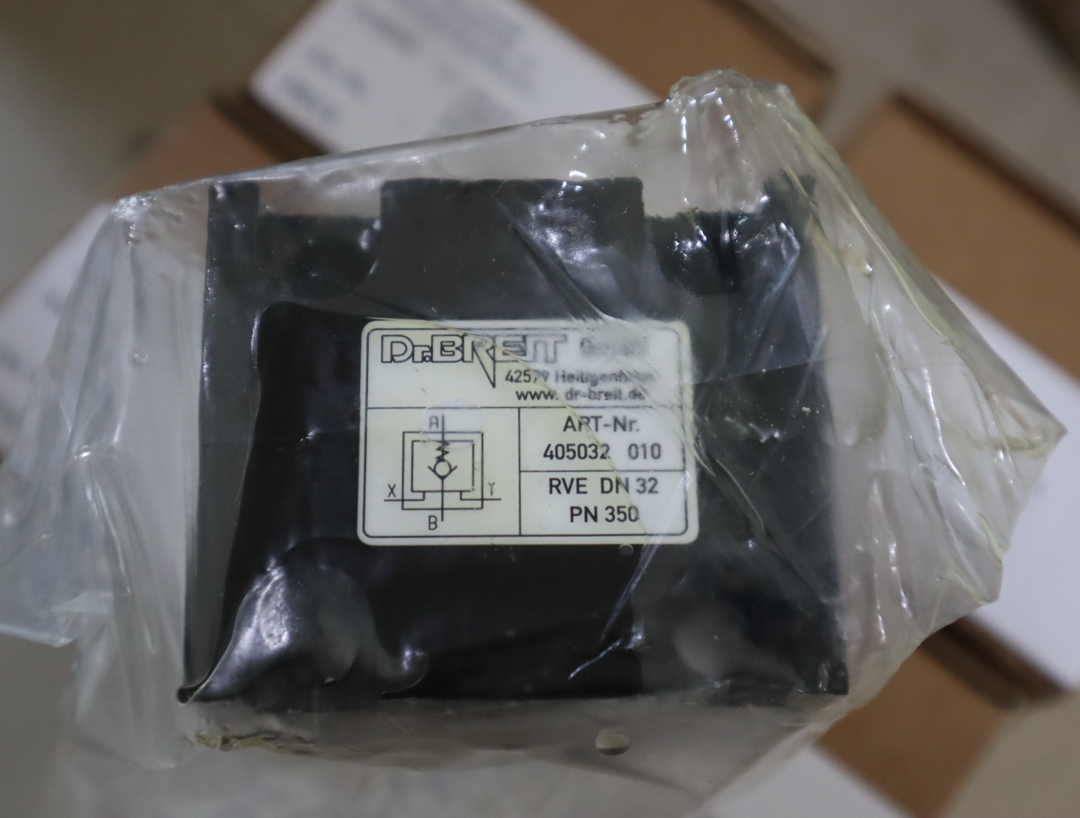 405032010 Dr.BREIT GmbH 德国单向阀VALVE DN32 PN350