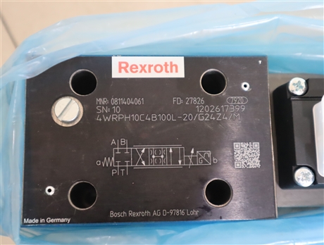 4WRPH10C4B100L-2X/G24Z4/M0811404061德国力士乐REXROTH比例阀