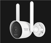 海康400万白光全彩无线筒型网络摄像机对讲款 