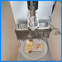 20khz全自动提拉米苏榴莲千层分切机 手动超声波圆形食品切割机 