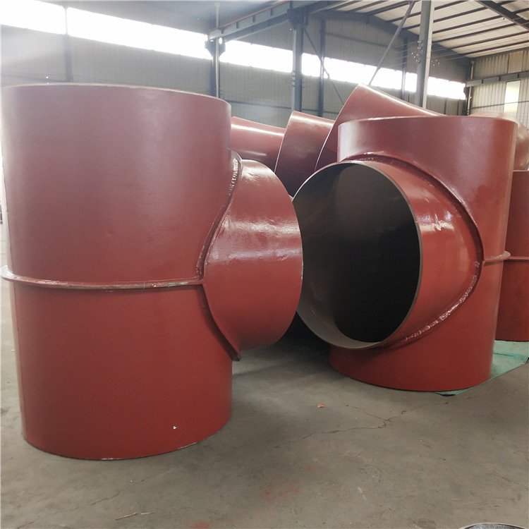 A335P91无缝等径三通DN500*20合金厚壁三通