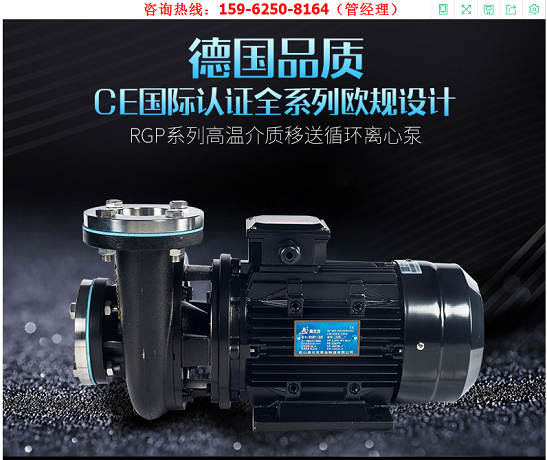 RGP系列大流量离心泵 奥兰克厂家直销 热水/油泵 食品设备专用泵