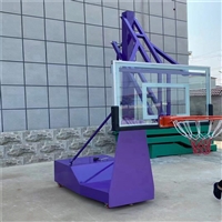 大庆 弹簧篮球架 儿童比赛篮球架 液压式悬吊篮球架