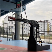 楚雄 液压篮球架 固定单臂双头 钢化玻璃板
