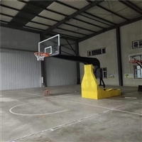 衡阳 吊顶篮球框 圆管165直径 钢化玻璃板