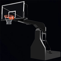 定西 液压篮球架 可移动篮球架 钢化玻璃板