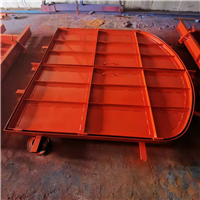 金属矿斜风井安全防爆门