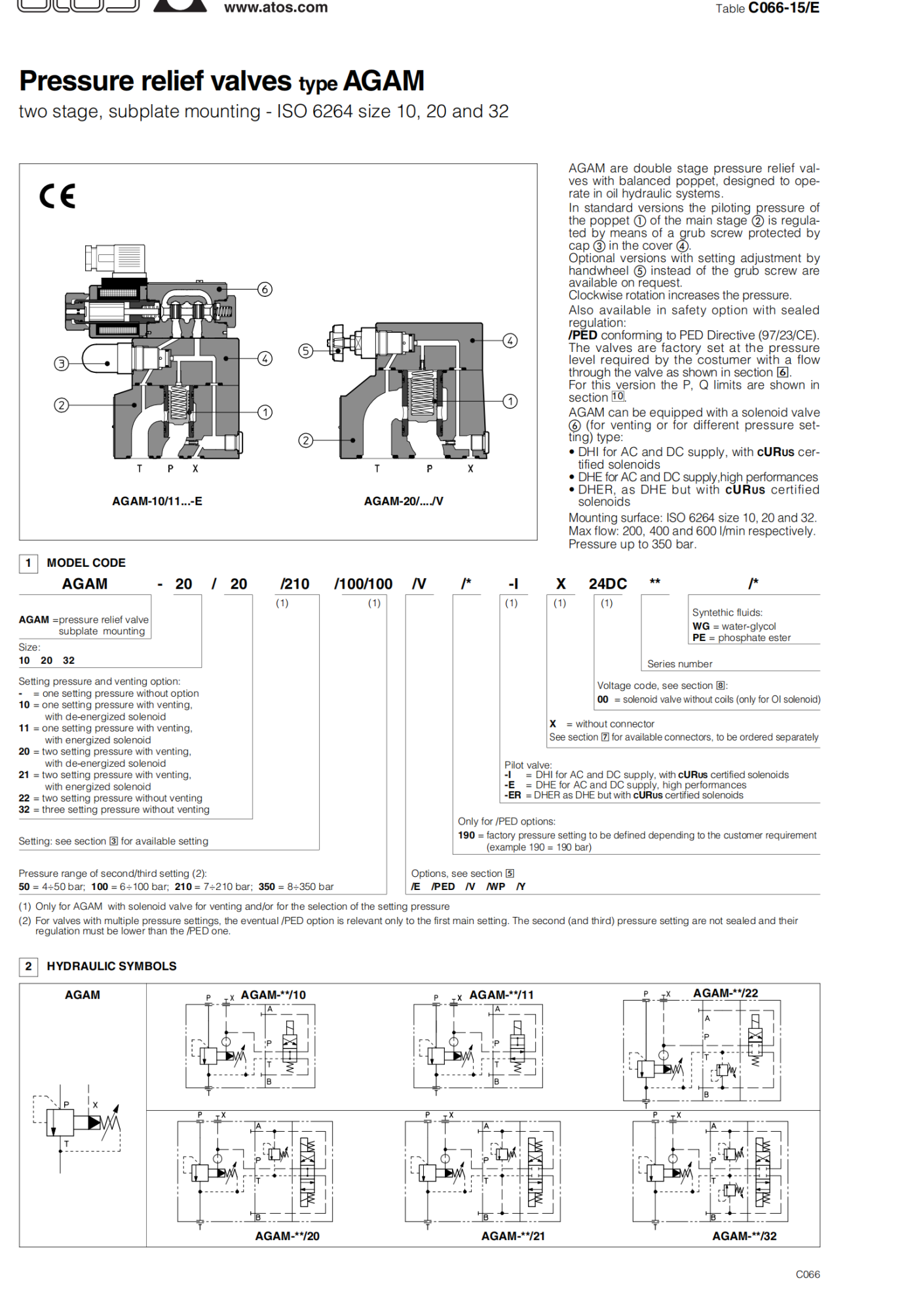 ATOS两端的防爆线圈电磁阀DHA-0713/M??24DC