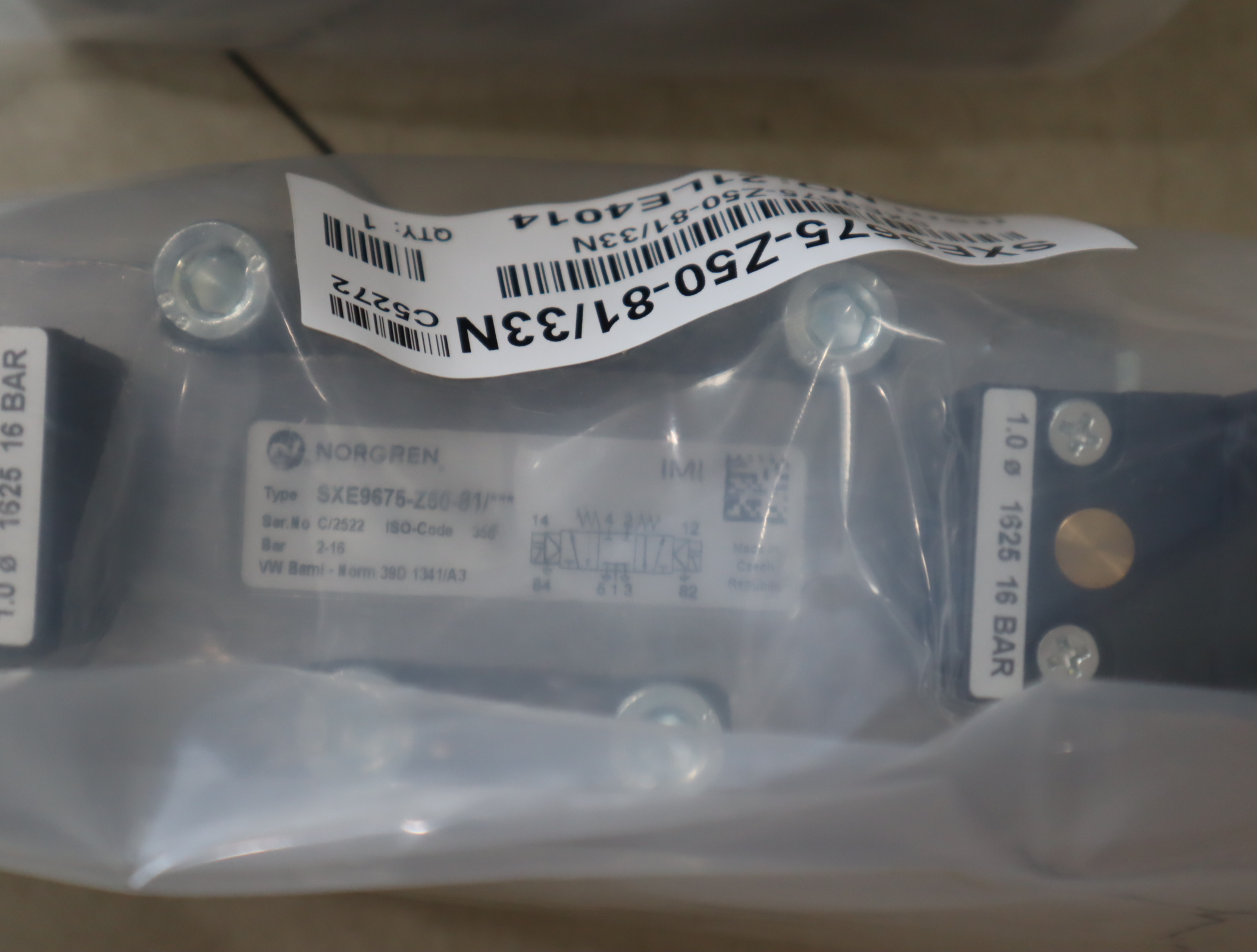 SXE9675-Z50-81/33N 英国诺冠NORGREN气动阀SXE9675-Z50-81/***