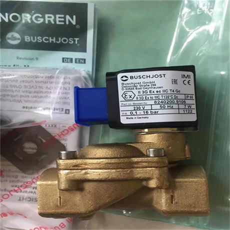 直插式电磁阀10.01.01.13244?SPF?30?ED-65?G1/8-AGNORGREN