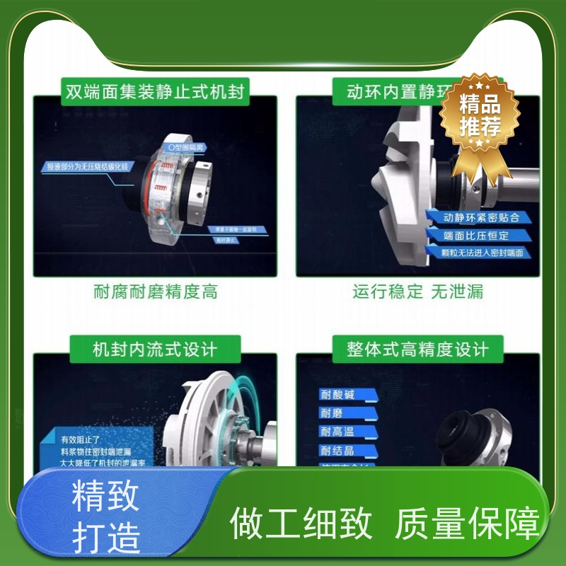 博耐 高温料浆泵 衬氟合金 180℃高温酸 SKF、NSK轴承