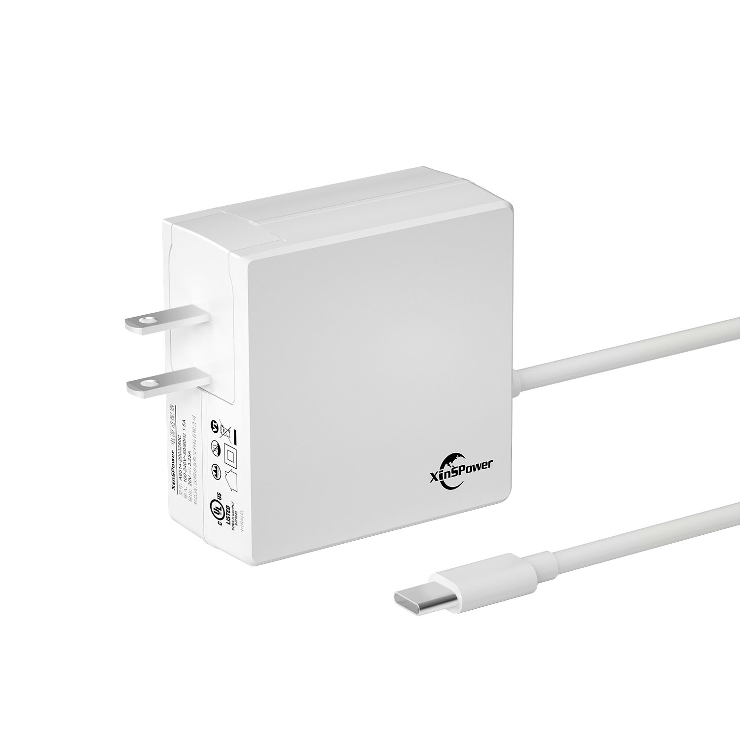 20V3.25A手机快充 充电器 3C认证适用小米usb充电头 电源适配器