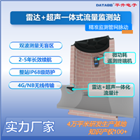 雷达式窨井流量监测站 排水管道流量计 排水管网流量监测设备