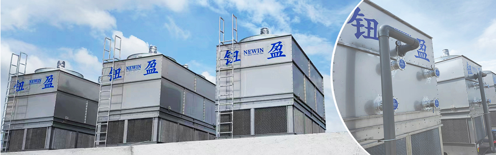 逆流闭式冷却塔