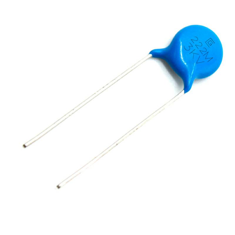 高压瓷片电容CT81-3KV-Y5V-222M