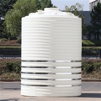 湖北鄂州耐酸碱塑料桶 PE材质储水罐 滚塑一体成型 20立方PE水箱