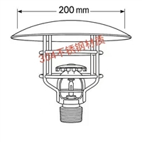 洒水喷头 带盖保护罩   保护架   防护罩  防护架