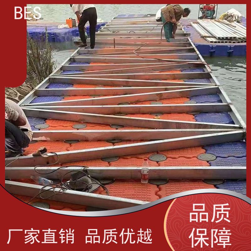 百世水上婚礼钓鱼平台可铺塑木地板浮动沙滩