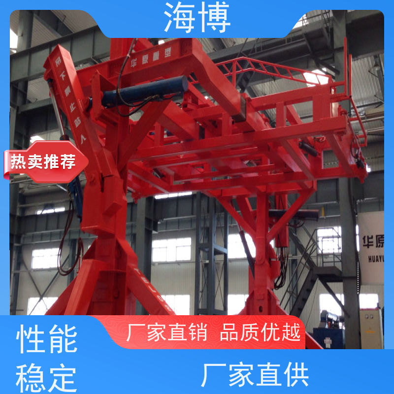 海博 电动液压驱动 废钢收购 智能控制 集装箱翻转机