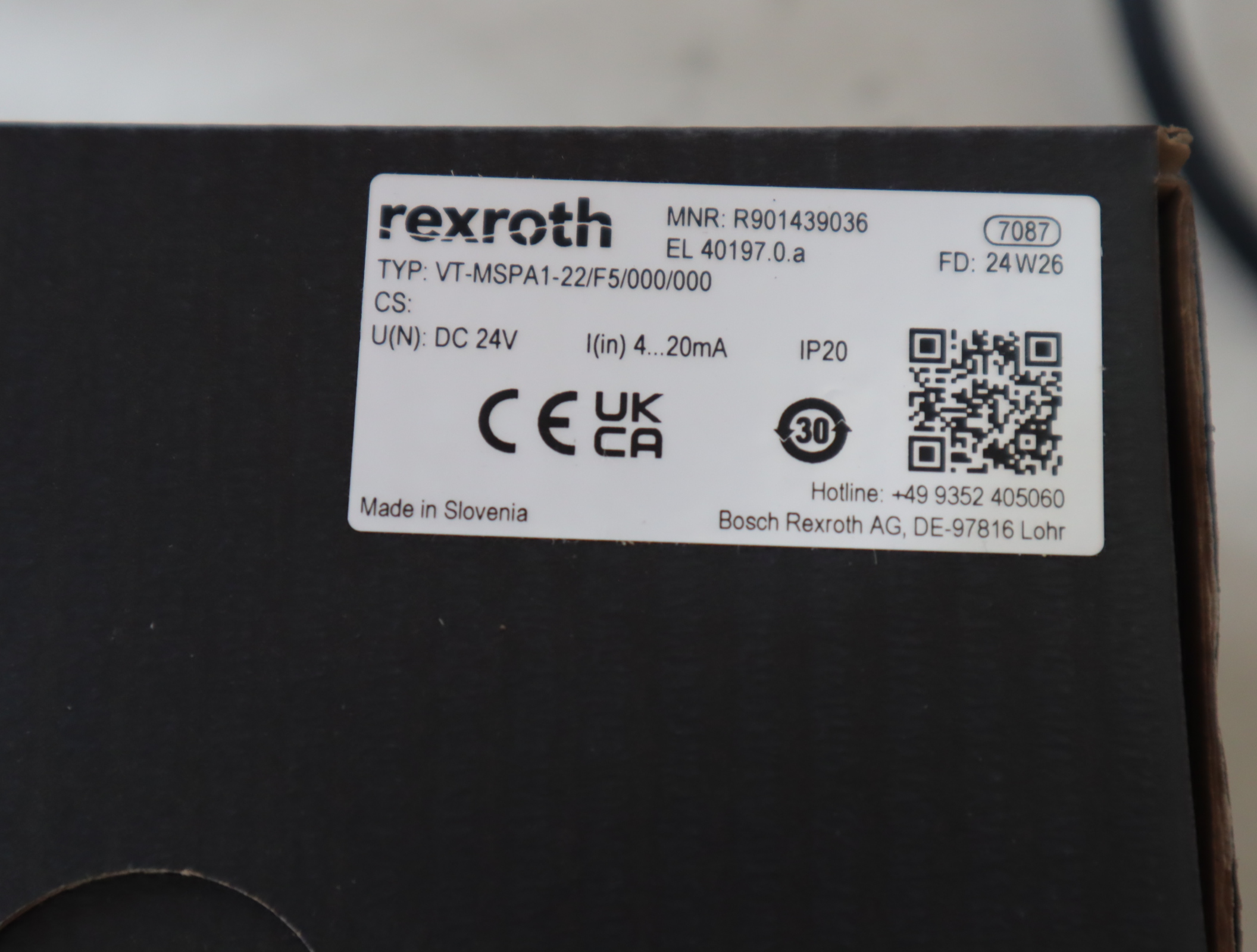 R901439036 VT-MSPA1-2X/F5/000/000 力士乐REXROTH放大器