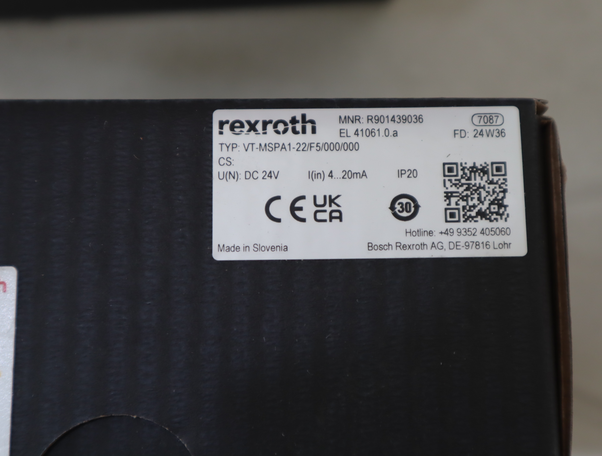 R901439036 VT-MSPA1-2X/F5/000/000 力士乐REXROTH放大器