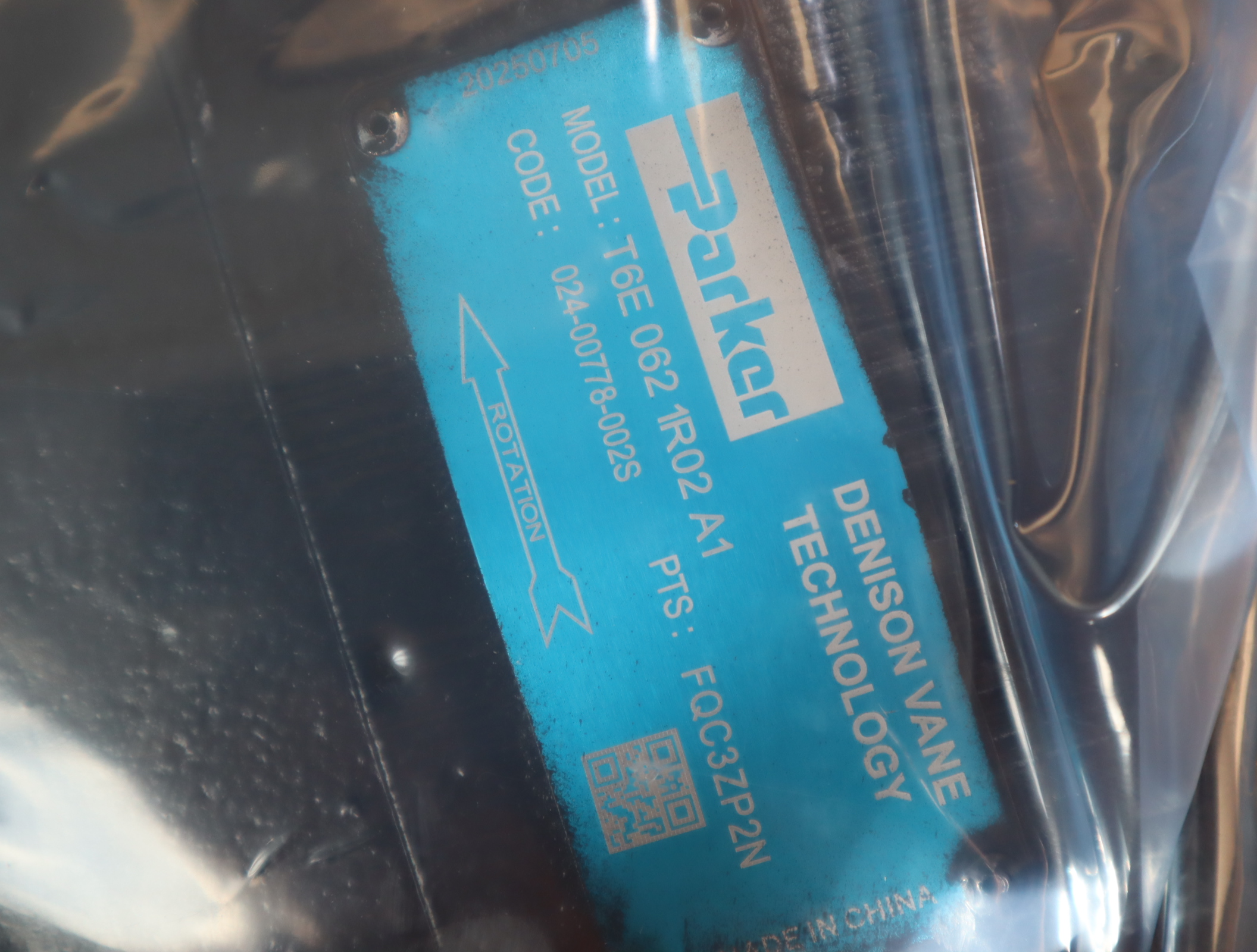 T6E 062 1R02 A1 024-00778-002S 派克PARKER叶片泵丹尼逊DENISON