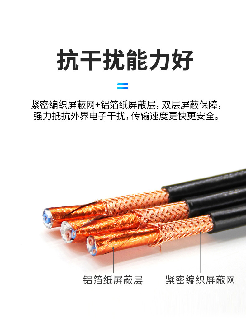 天行电缆 ZR-KVVP国标铜芯阻燃控制屏蔽电缆