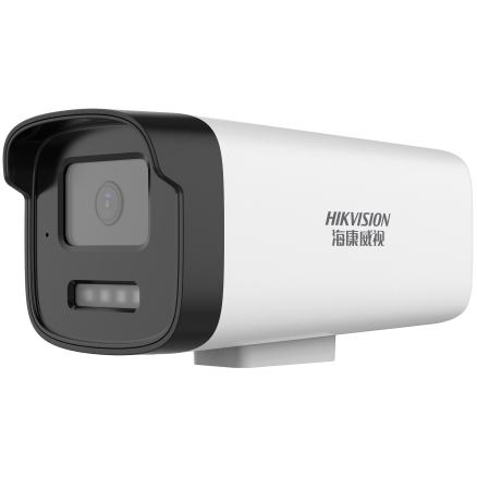 海康威视200万像素白光全彩筒型PoE网络摄像机带拾音功能
