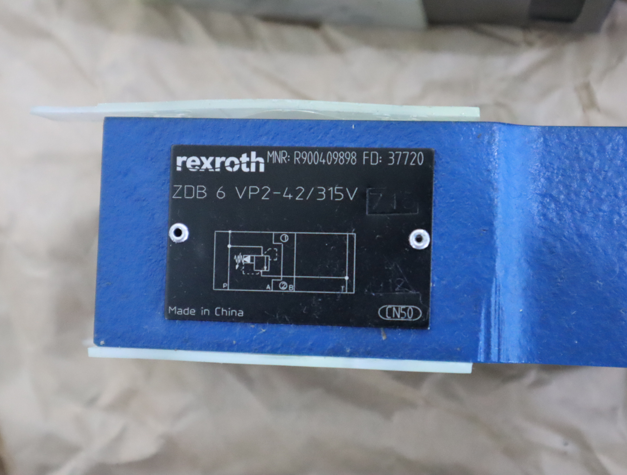 R900409898 ZDB6VP2-42/315V ZDB6VP2-4X/315V REXROTH力士乐阀