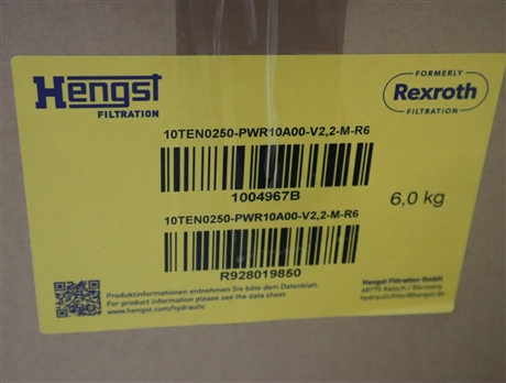 R928019850 10TEN0250-PWR10A00-V2.2-M-R6 汉格斯特HENGST过滤器