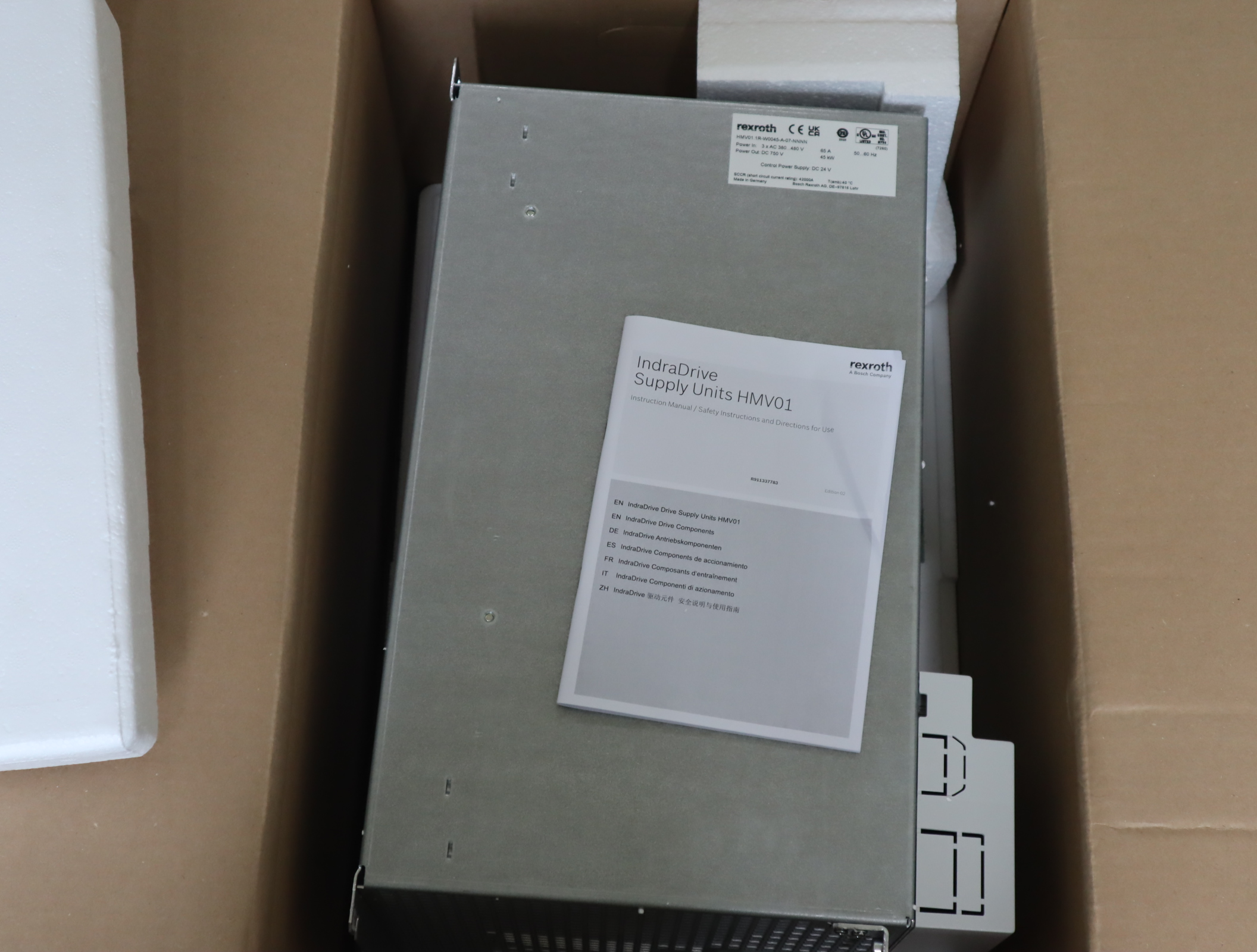 R911296725 HMV01.1R-W0045-A-07-NNNN 德国力士乐REXROTH驱动器