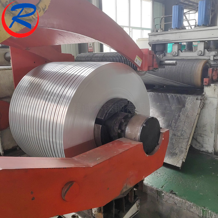 厂家供应301高硬度不锈钢带材 0.05 0.06mm精密不锈钢箔分条开平