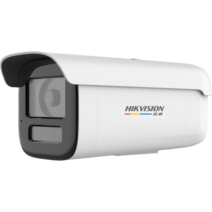 海康威视400万像素臻全彩2.0筒型PoE网络摄像机 支持对讲功能