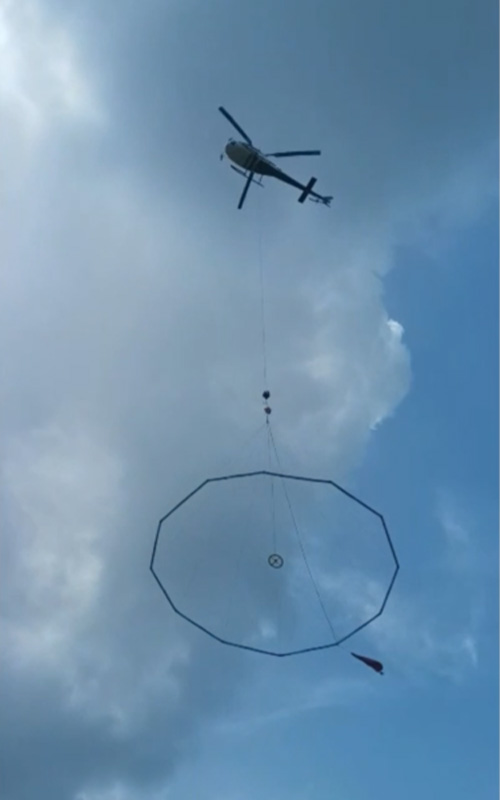 直升机吊舱式航空 TEM 系统