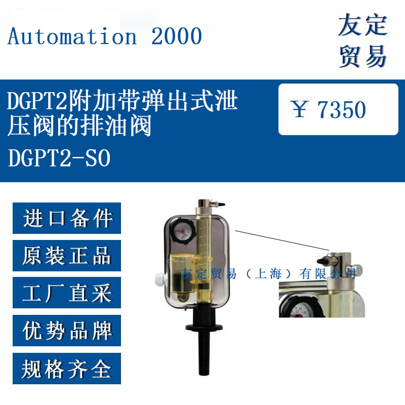 Automation 2000 DGPT2-SO DGPT2附加带弹出式泄压阀