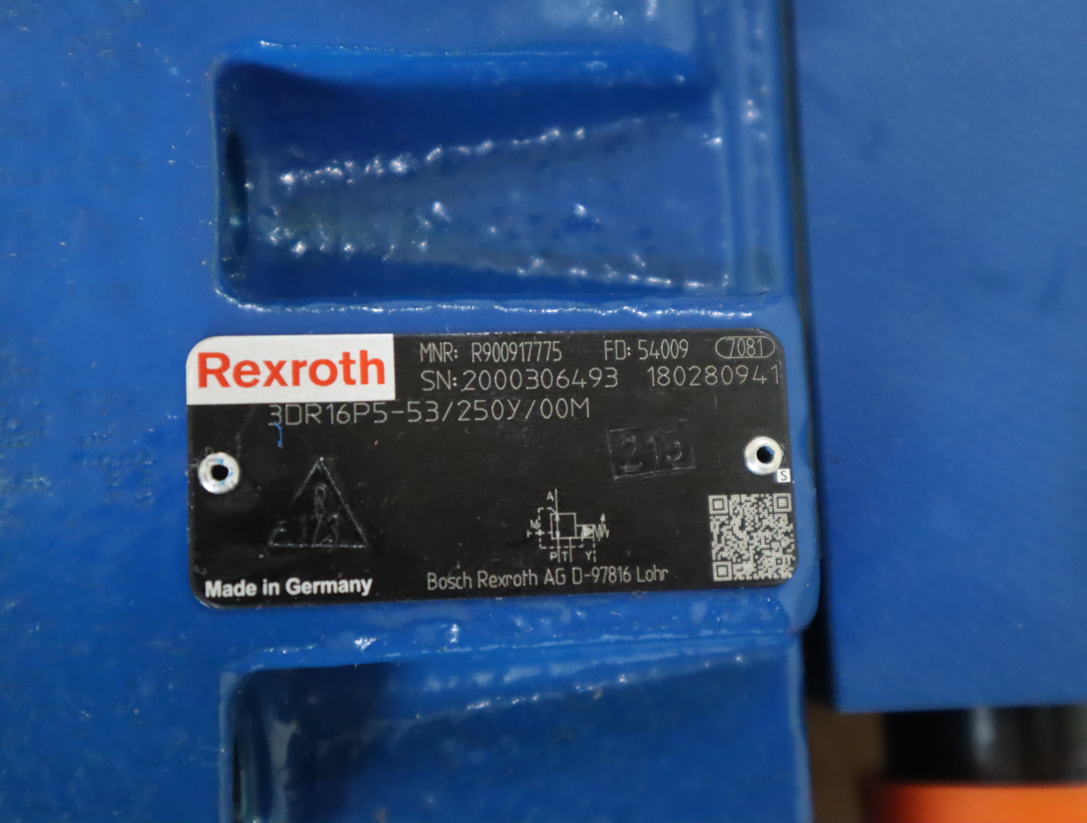 3DR16P5-53/250Y/00M R900917775 德国力士乐REXROTH减压阀