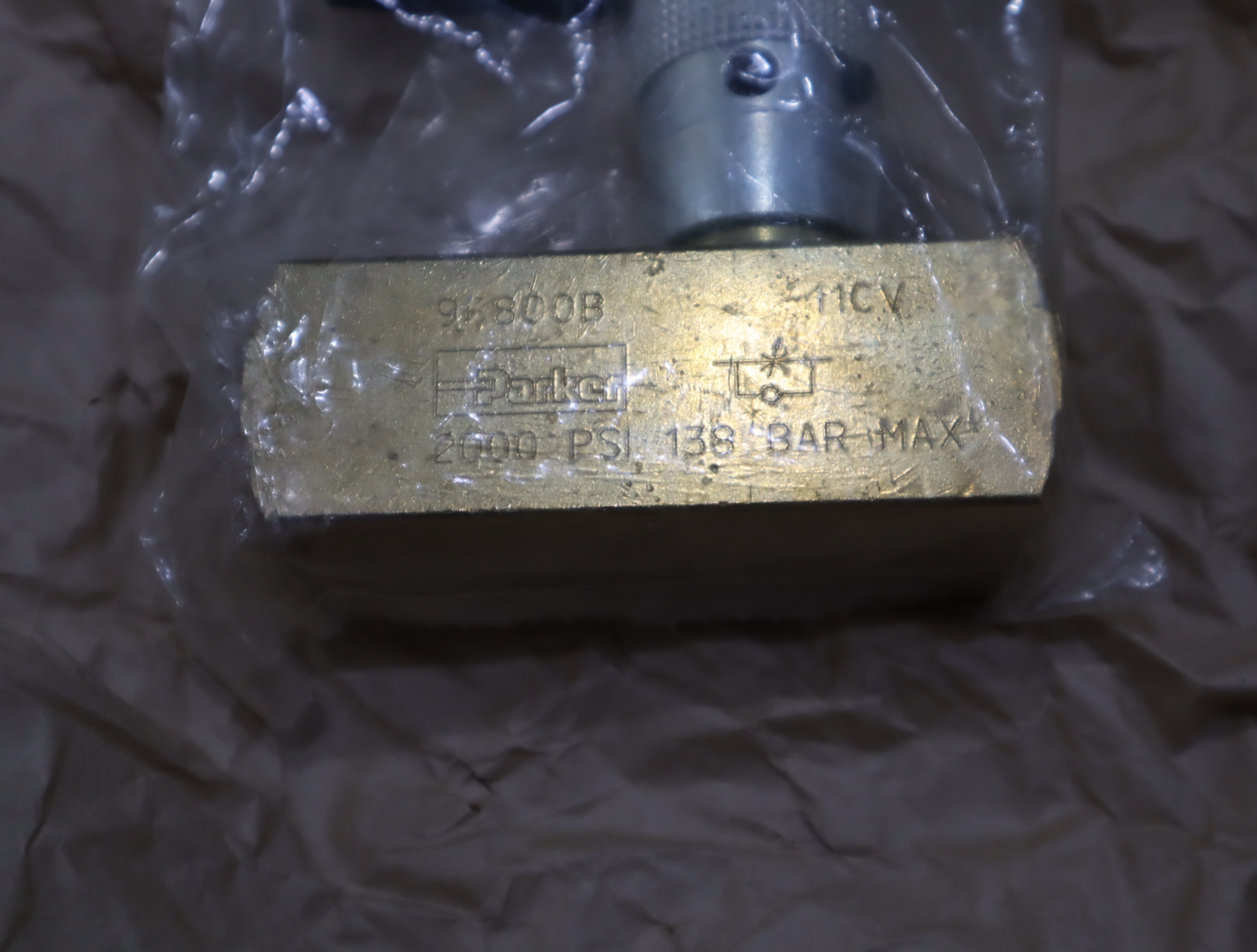 9F800B -11CV 美国派克PARKER单向阀 2000 PSI 138 BAR MAX