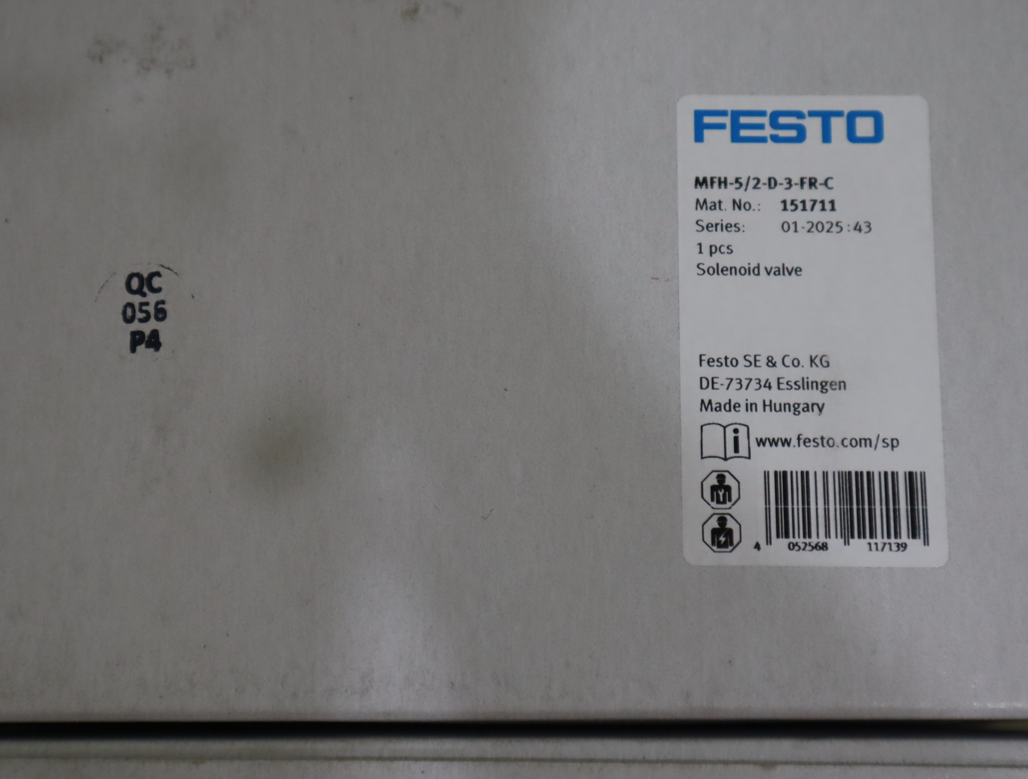 MFH-5/2-D-3-FR-C 151711 费斯托FESTO气动阀