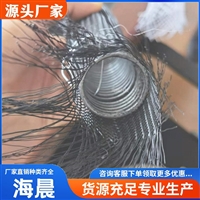 沥青路面不锈钢螺旋裹丝管 透水管 渗水弹簧钢管 海晨