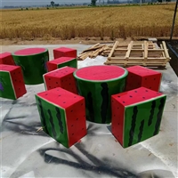 玻璃钢水果座椅雕塑 卡通休闲椅雕塑定制