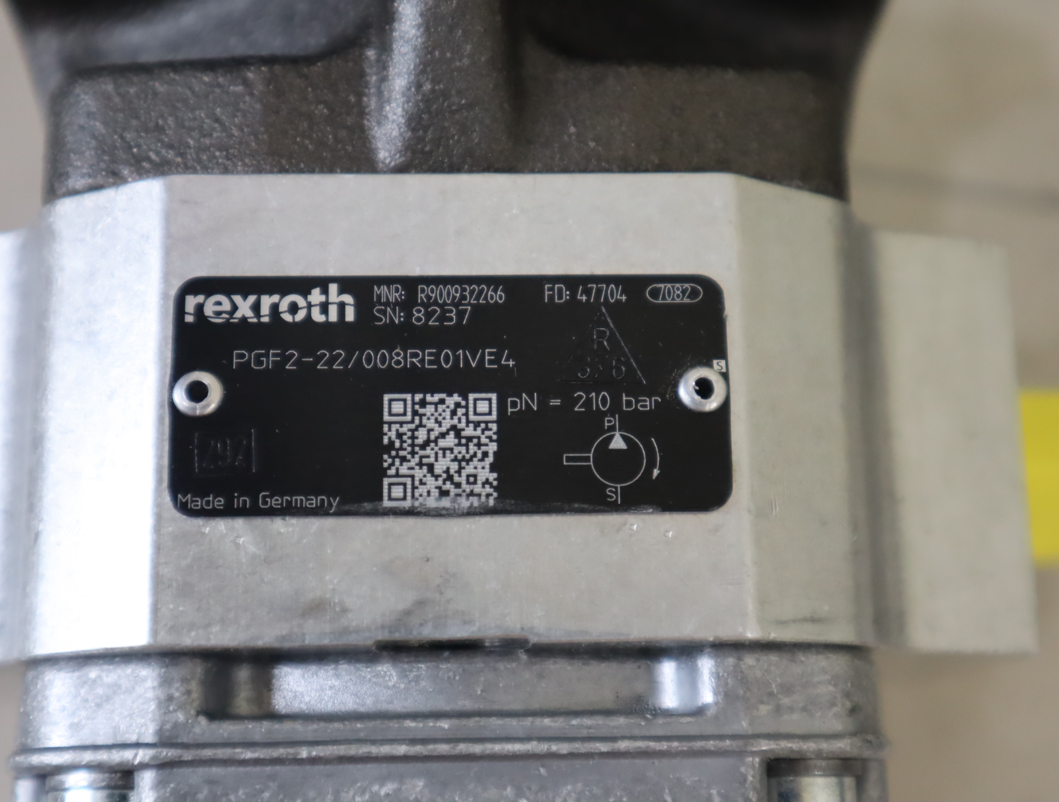 PGF2-22/008RE01VE4 R900932266 力士乐REXROTH齿轮泵