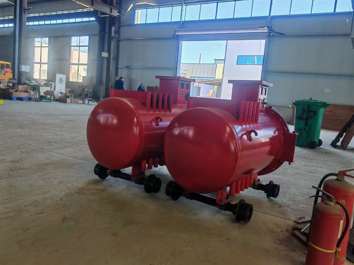 森腾 矿用防爆牵引电机车 隧道运输装卸设备 坚固耐用 厂家质保