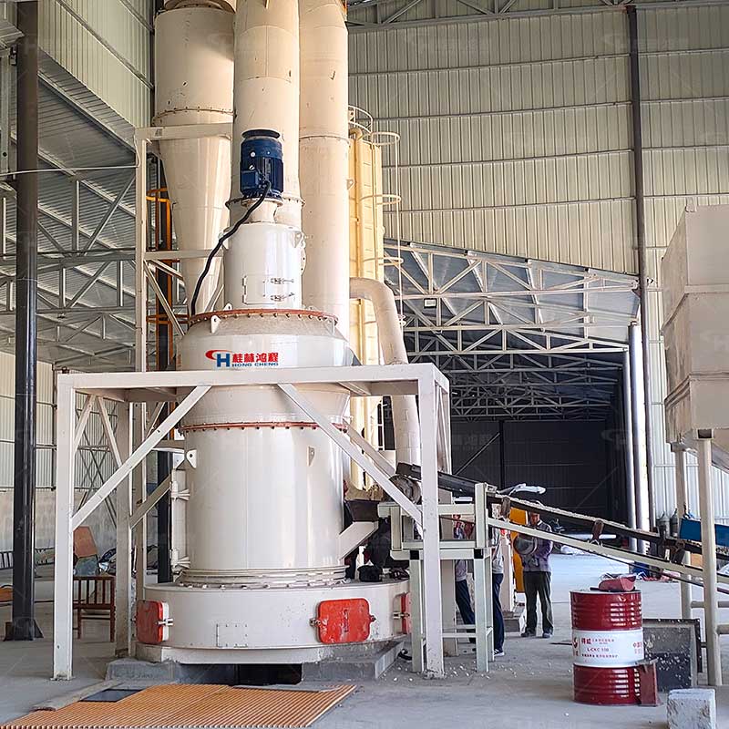 生产方解石粉的机械  雷蒙磨机型号  欧版高效破碎式磨粉机  方案设计