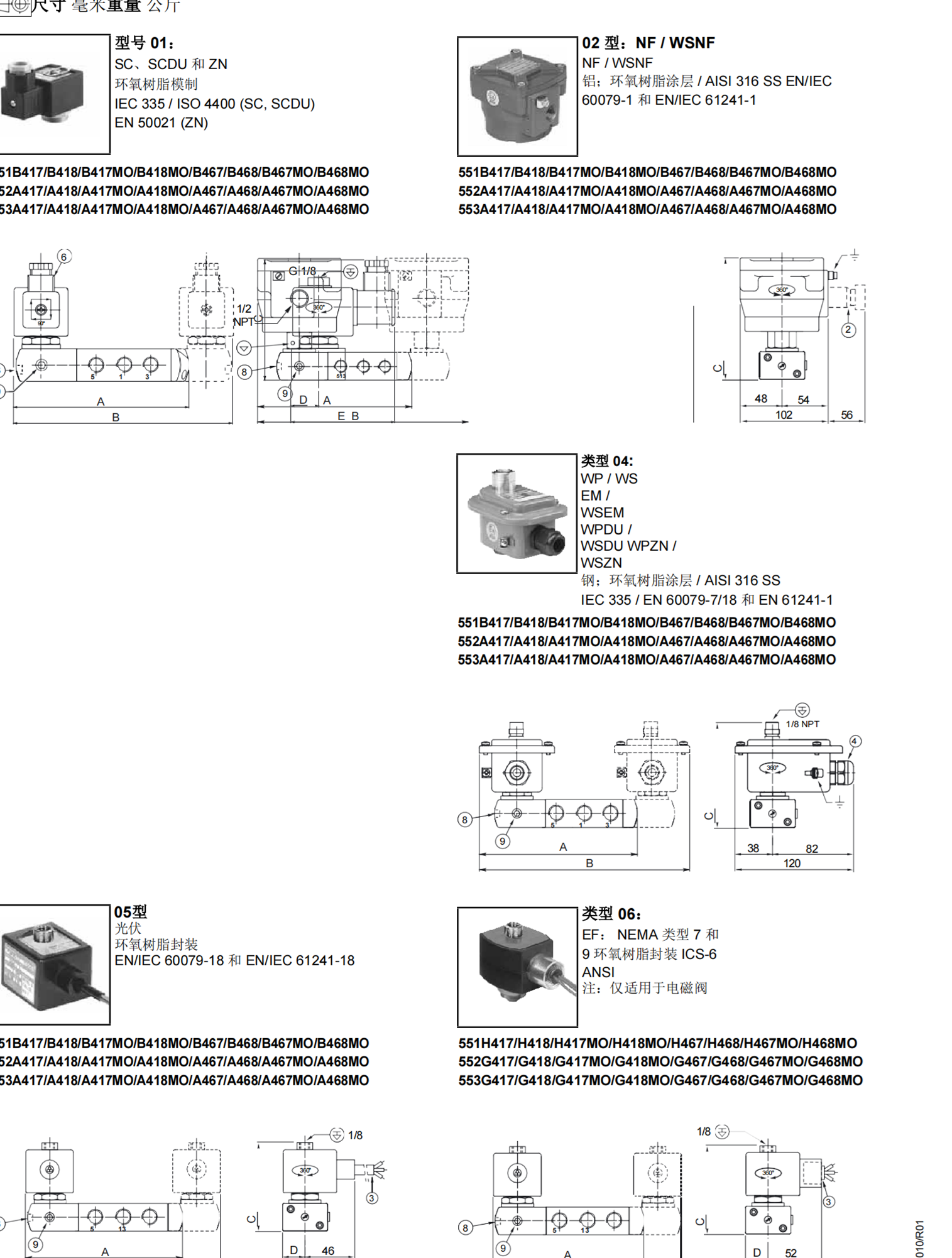 ASCO两位五通电磁阀规格WSJE8551A322 MO DC24V