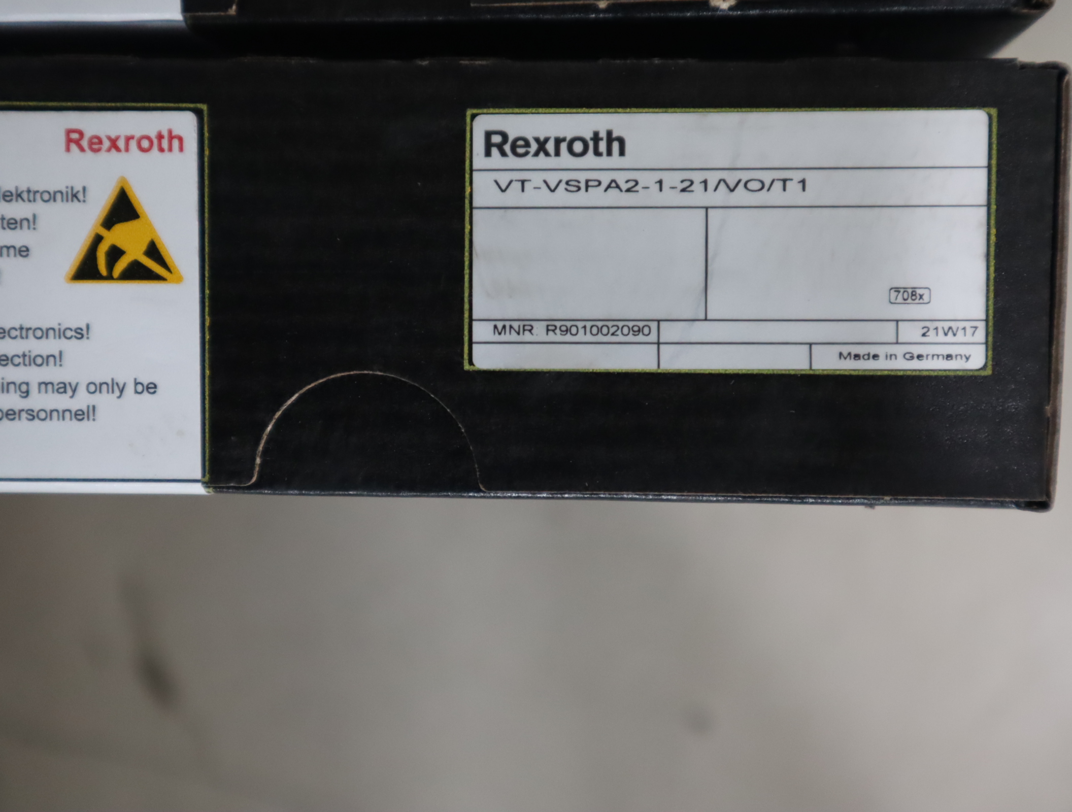 VT-VSPA2-1-21/V0/T1 R901002090 德国力士乐REXROTH放大器