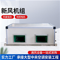 山西浩海商用新风系统柜式机组振动小出厂检测 