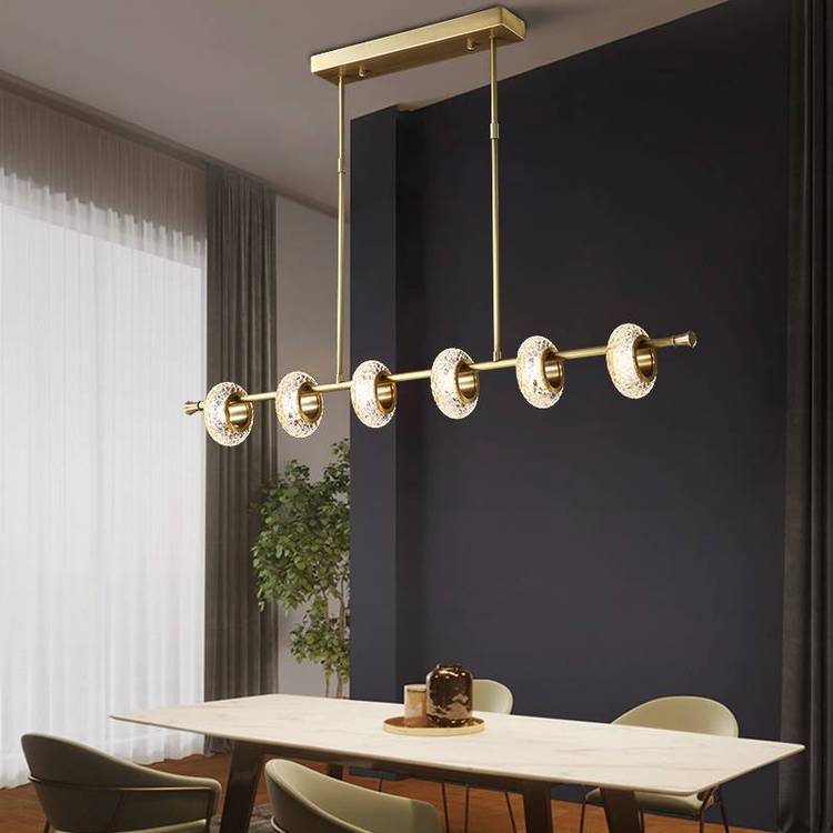 樊灯6044客厅大吊灯 创意个性艺术灯餐厅别墅卧室灯铜 美式灯具