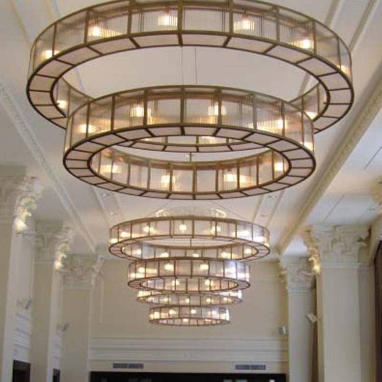 6159定制异型水晶灯客厅水晶吸顶灯 酒店售楼处宴会厅工程大灯