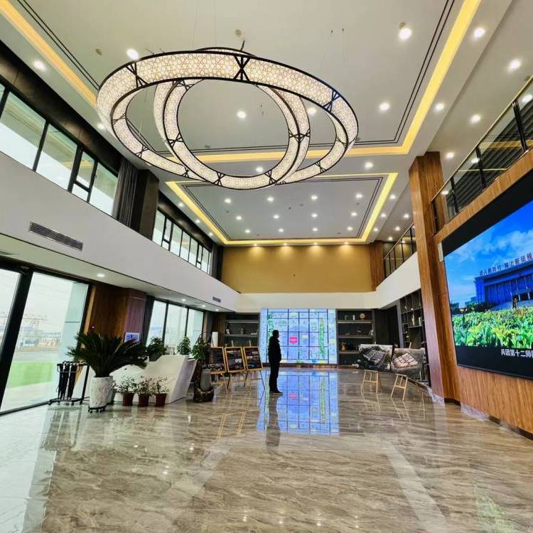 樊灯RGB调色吊灯 飞利浦芯片 360°发光 别墅售楼部专用